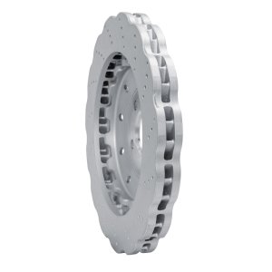 Audi RS5 Brake Rotor (1) - Front - R1 Concepts - Drilled Carbon Alloy GeoMET - `13-`24